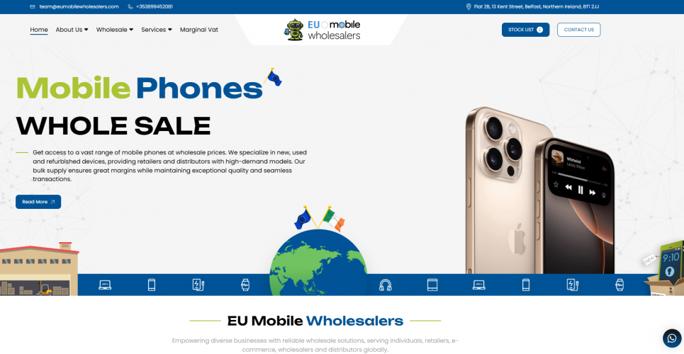 EU Mobile Wholesalers – European Wholesale Platform & Automated Trading System screenshot 1