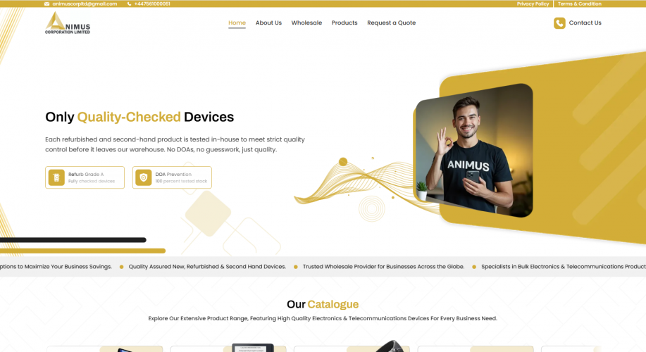 Animus Corporation Limited – Wholesale Operations & Inventory System Implementation screenshot 1
