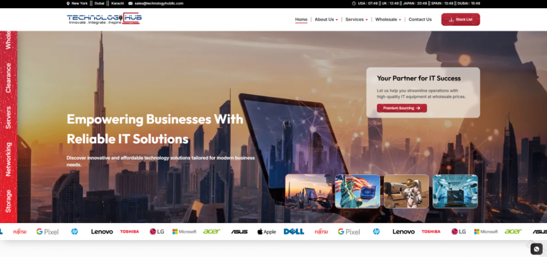 Technology Hub Trading LLC – Enterprise IT Distribution Platform & Lead System screenshot 1