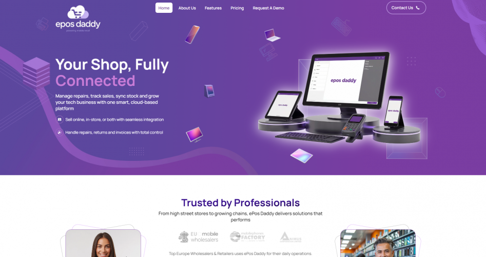 ePos Daddy – Cloud POS & Retail Management System for Mobile & Electronics Stores screenshot 1
