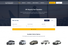 UK Airports Taxi Transfer Booking Platform
