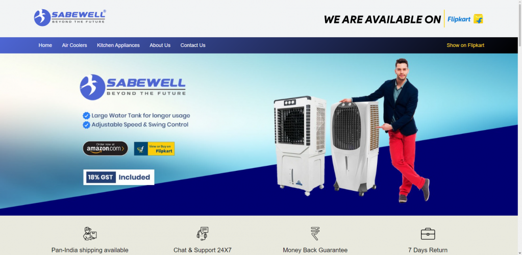 Sabewell India PVT LTD screenshot 1