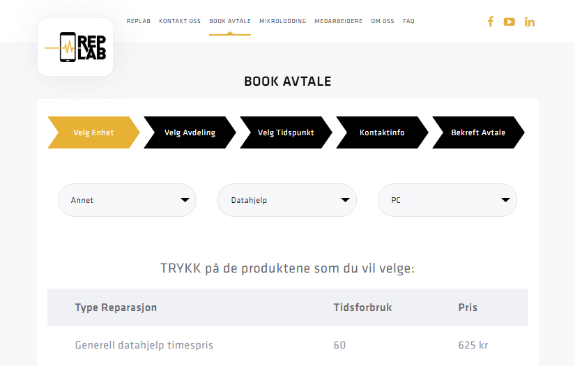Website Development - Mobile Phone Repair Shop screenshot 1
