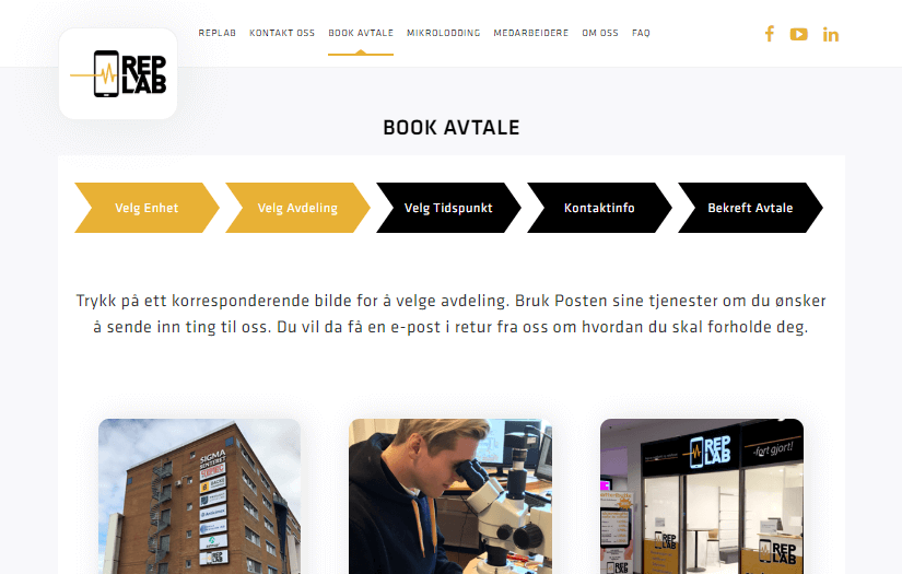 Website Development - Mobile Phone Repair Shop screenshot 2