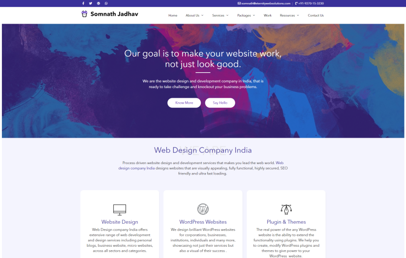 Web Design Company India screenshot 1