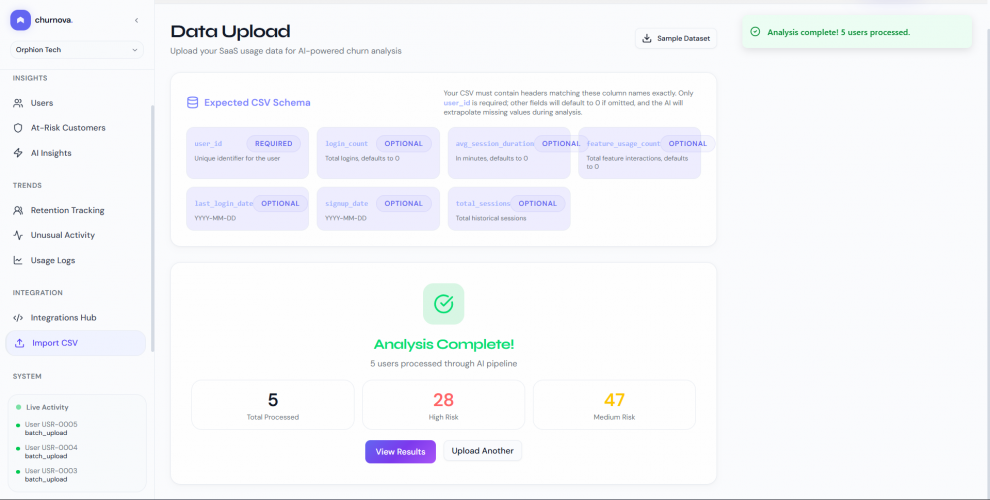 Churnova AI screenshot 5
