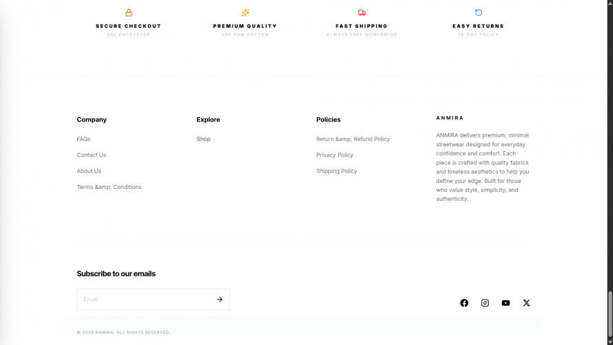 Anmira – Premium High-Conversion E-commerce Storefront screenshot 3
