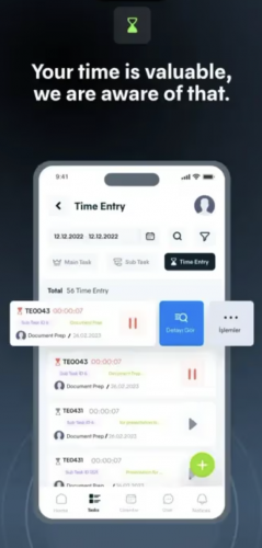 Mesaim - Time task management portal for NewMind AI screenshot 1