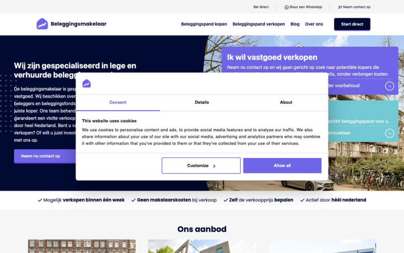 Beleggingsmakelaar — Real Estate Investment Platform Across 100+ Cities screenshot 2