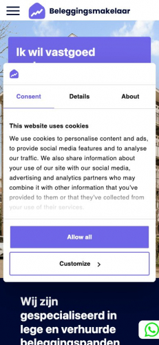 Beleggingsmakelaar — Real Estate Investment Platform Across 100+ Cities screenshot 1