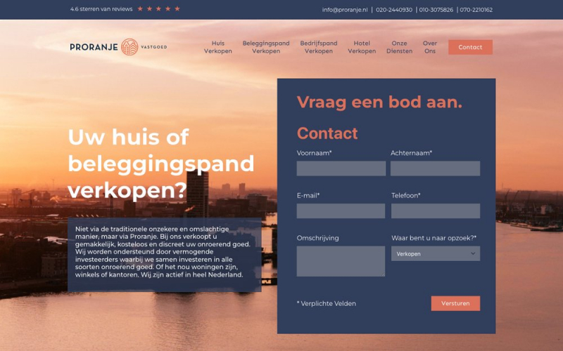 ProRanje — Nationwide Property Buyer Platform with 30+ Landing Pages screenshot 2