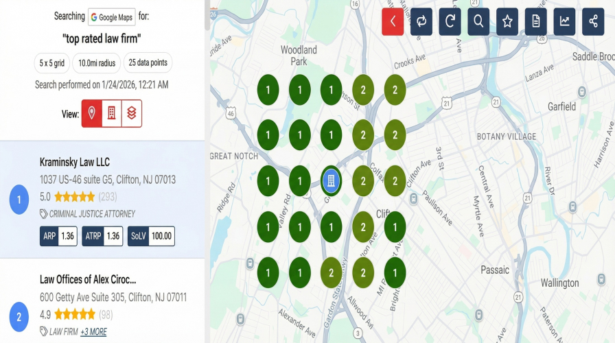 Local SEO for Kraminsky Law LLC screenshot 2