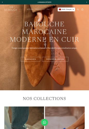Air Babouche eCommerce Experience screenshot 3