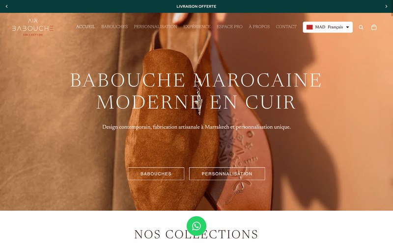 Air Babouche eCommerce Experience screenshot 2
