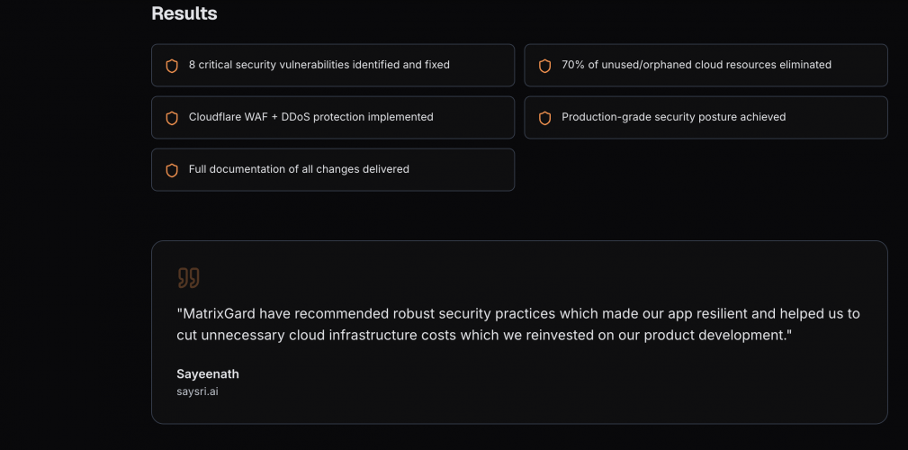 saysri.ai - 8 Critical Vulnerabilities Fixed in 7 Days screenshot 1