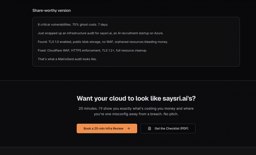 saysri.ai - 8 Critical Vulnerabilities Fixed in 7 Days screenshot 3