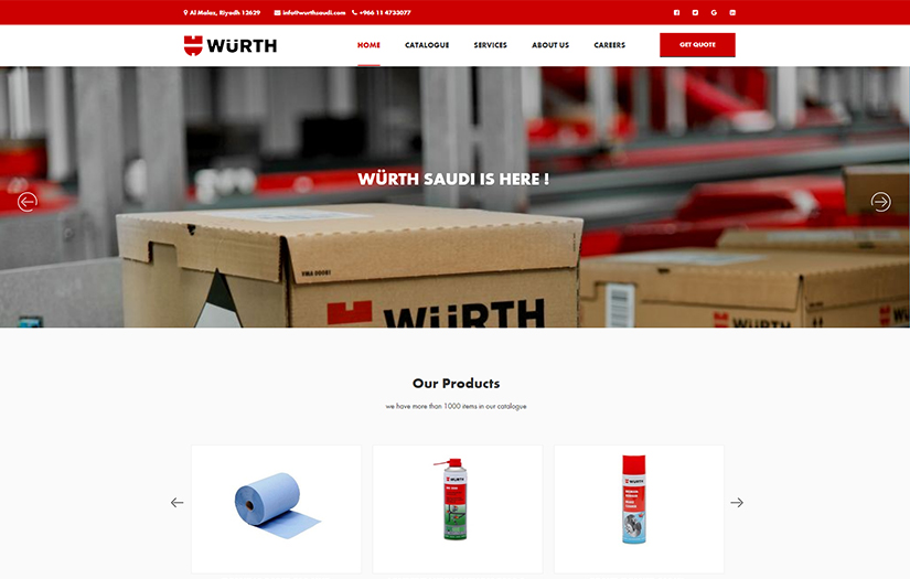 Wurth Saudi screenshot 3