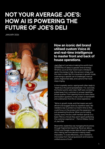 AI Automation | 89% Call Reduction + BI Dashboard for Joe's Deli screenshot 1