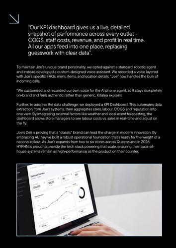 AI Automation | 89% Call Reduction + BI Dashboard for Joe's Deli screenshot 2