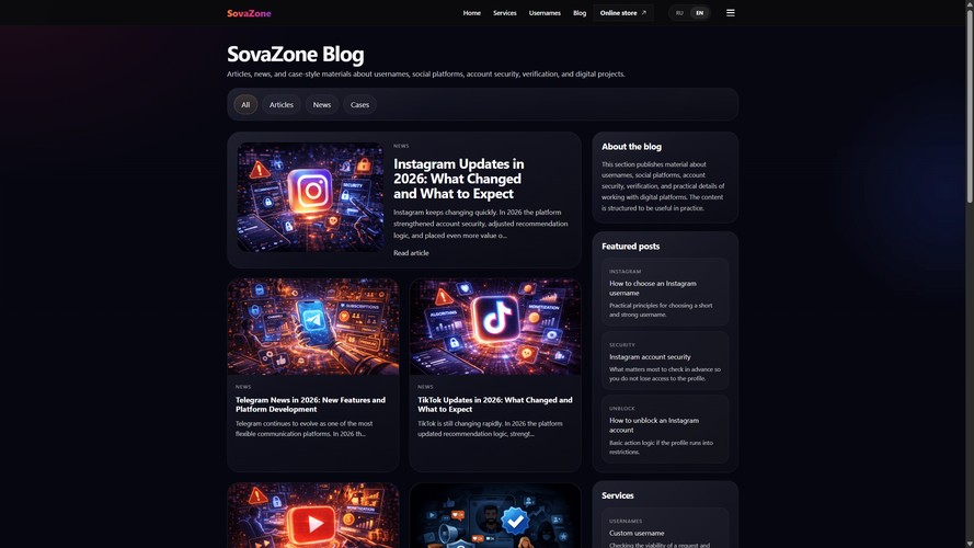 SovaZone Digital Identity & Username Catalog screenshot 4