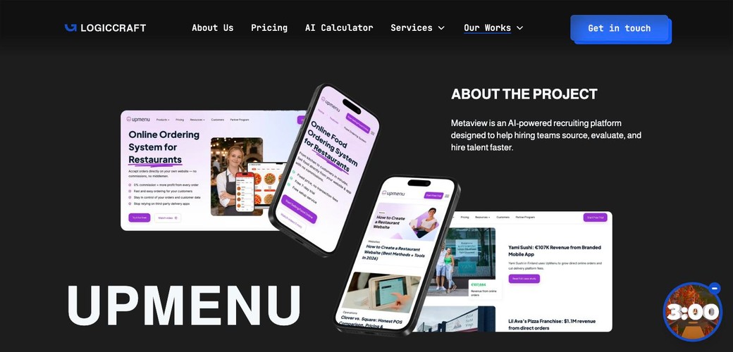 UpMenu screenshot 1