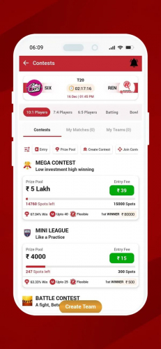 Boom11: Fantasy Sports App  screenshot 3