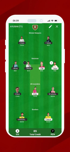 Boom11: Fantasy Sports App  screenshot 2