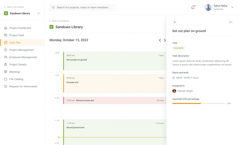 LeanBuild – cloud based project management software screenshot 3