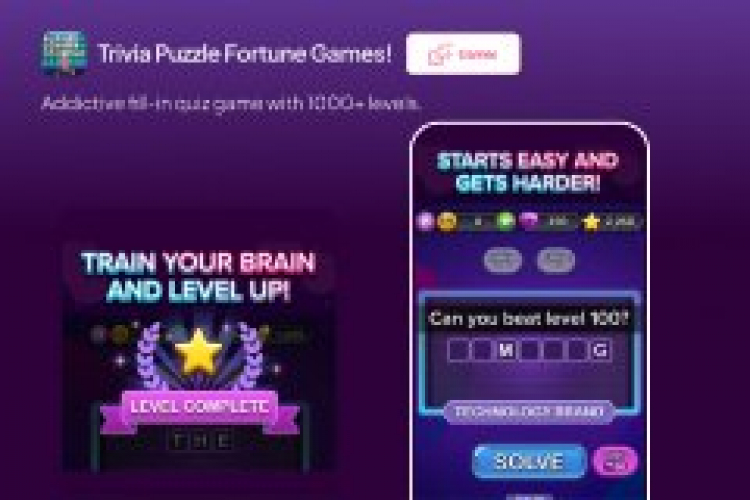 Trivia Puzzle Fortune Games screenshot 1