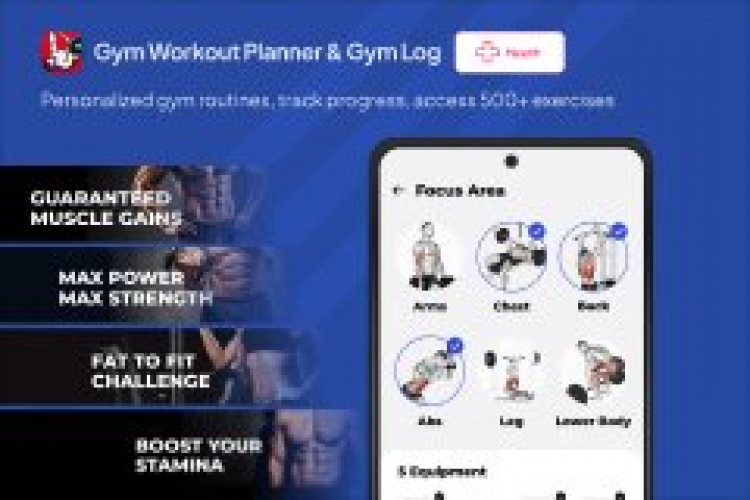 Gym Workout Planner & Gym Log screenshot 1