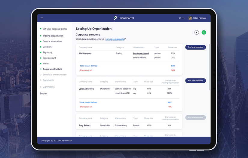 Custom KYB Solution screenshot 1