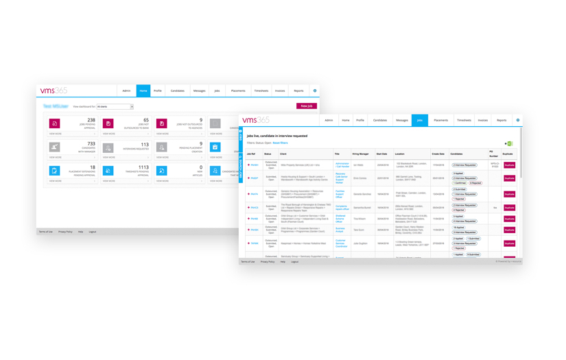 Multi-Level Invoicing & Talent Management for Non-Permanent Recruitment screenshot 1