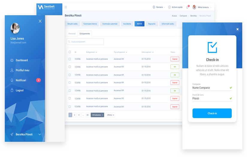 Web & Mobile Application for Seatbelt - ONGOING PROJECT screenshot 2