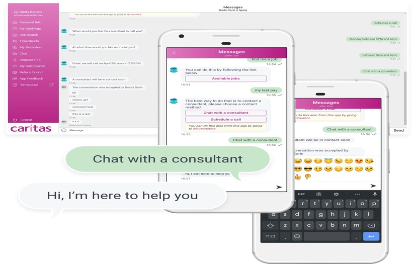 HR | Chatbot development screenshot 1