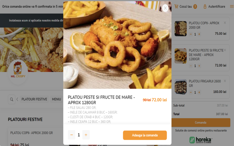 HORECA | Online shopping & marketing solution screenshot 1