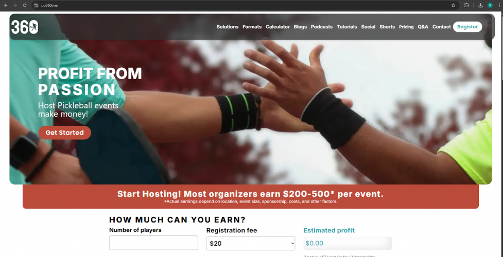PB360 – Pickleball League & Event Management Platform screenshot 3