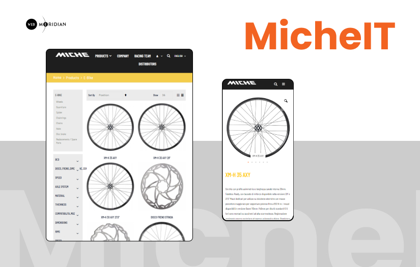 miche.it Magento 1.9 to Magento 2 migration screenshot 3