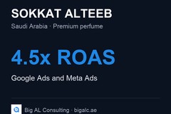 SOKKAT ALTEEB, Saudi Arabia: 4.5x ROAS for a perfume brand