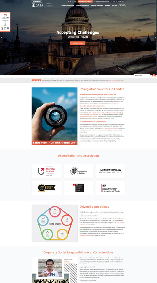 AY&J Solicitors screenshot 1