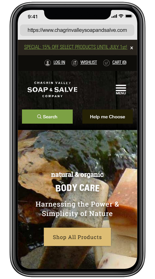 Chagrin Valley Soap screenshot 1