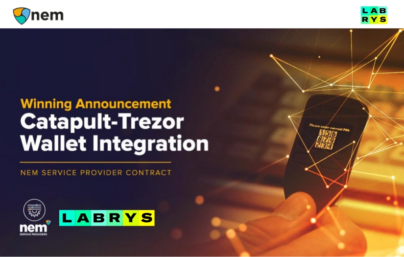 NEM Catapult Desktop Wallet - Trezor Integration screenshot 1