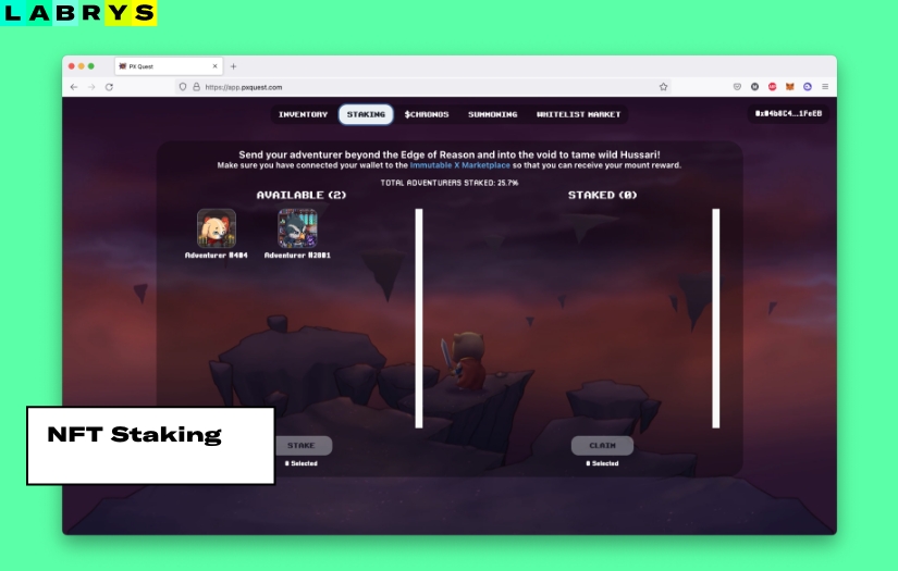 PxQuest: NFT Based Web3 Game screenshot 3