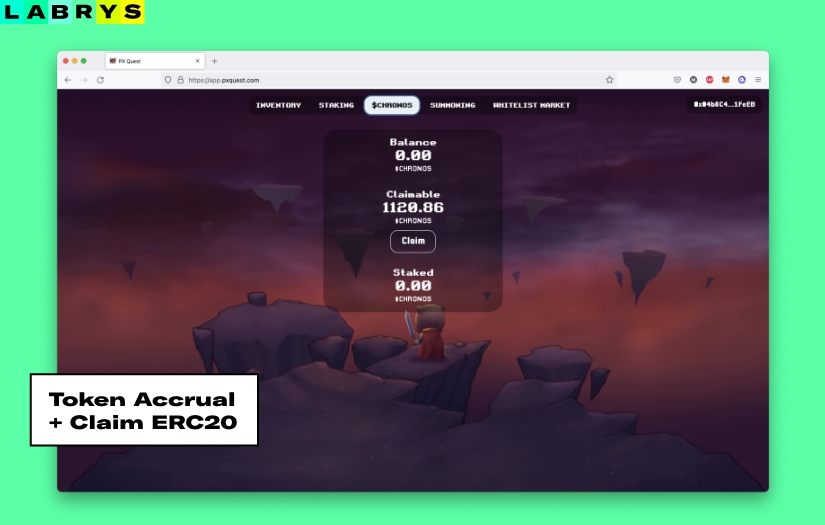 PxQuest: NFT Based Web3 Game screenshot 4