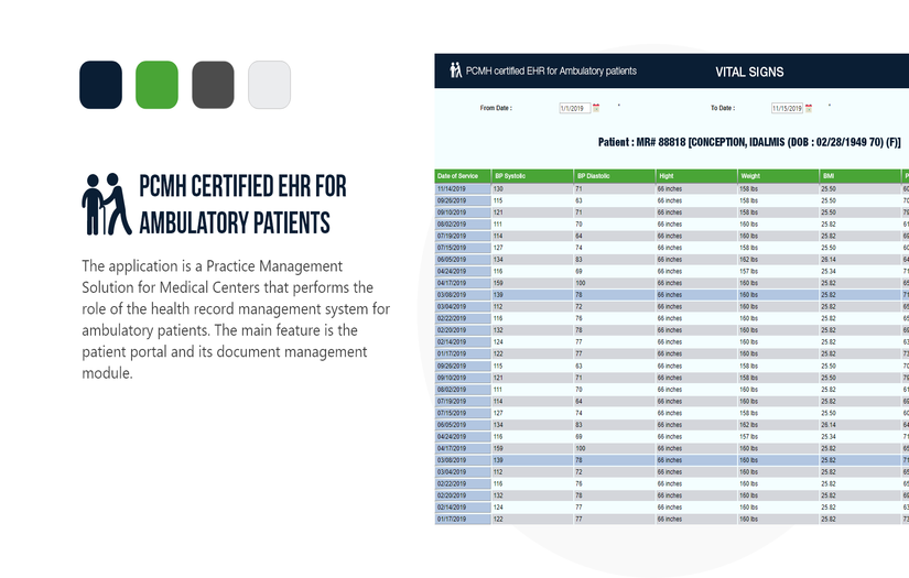 Ambulatory Patients PMS screenshot 1
