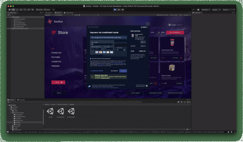 XSolla Unity and Unreal Engine SDKs screenshot 4
