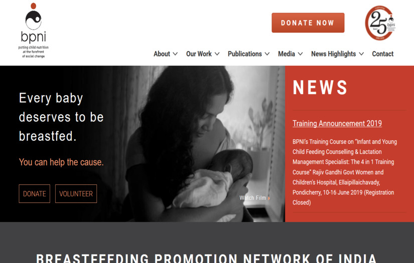 Breastfeeding Promotion Network of India screenshot 1