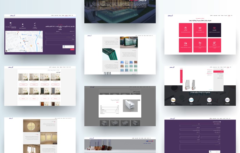 Ak Profile Company Website screenshot 2