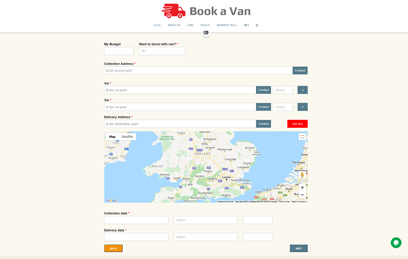Online SaaS based Quotation System for Fleet Owners & Customers screenshot 2