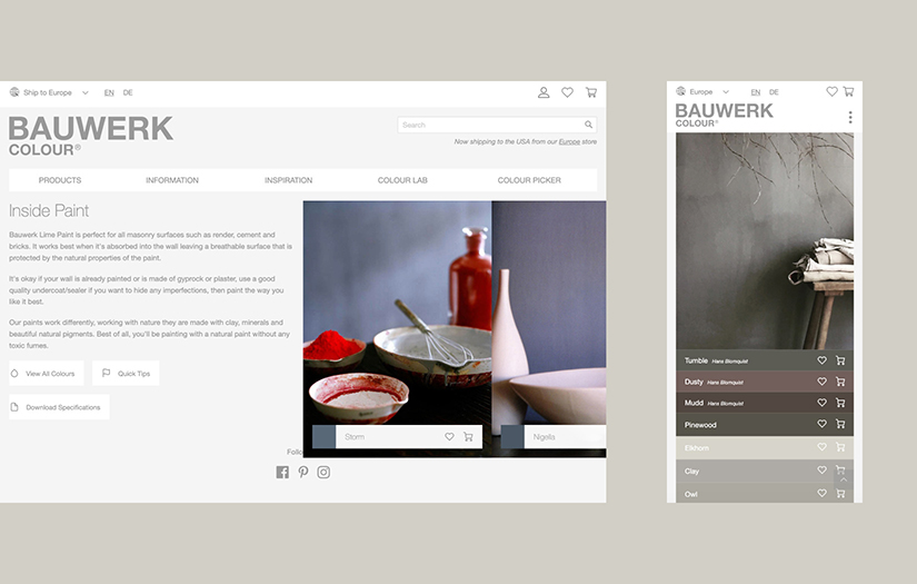 Maximizing Web Performance for a Paint Supplier screenshot 2