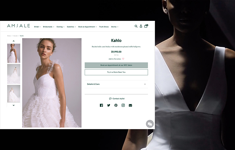 Making Digital Trek for a Luxury Bridal Boutique screenshot 1